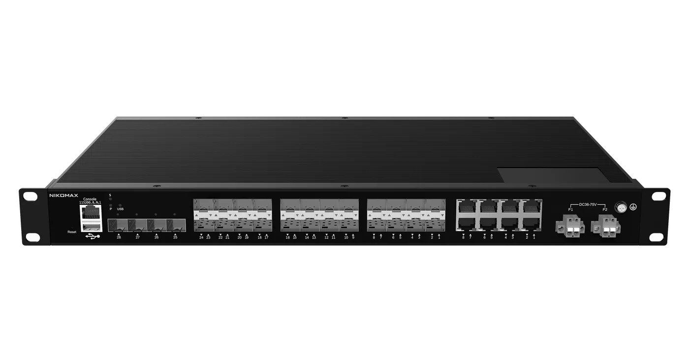 Коммутатор 16х100/1000Base-X SFP 8х1G Combo SFP/RJ45 NIKOMAX — фото