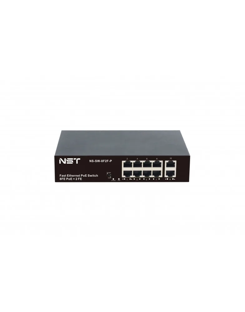 PoE коммутатор Fast Ethernet 10хRJ45 NST — фото