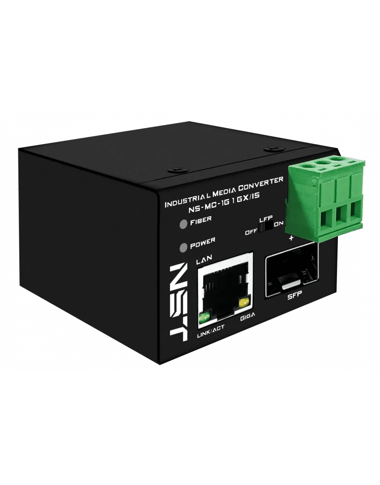 Медиаконвертер Gigabit Ethernet 12-57 В NST — фото