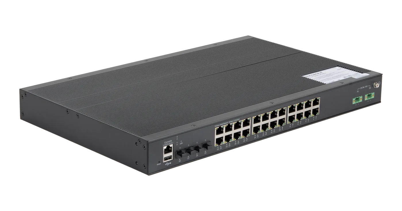 Коммутатор 24х10/100/1000Base-T 4х1/2.5/10 Гбит/с SFP+ NIKOMAX — фото
