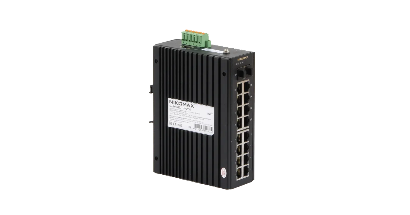 PoE коммутатор 16х10/100/1000 Мбит/с PoE (af/at) 2х1/2.5/10 Гбит/с SFP+ NIKOMAX — фото