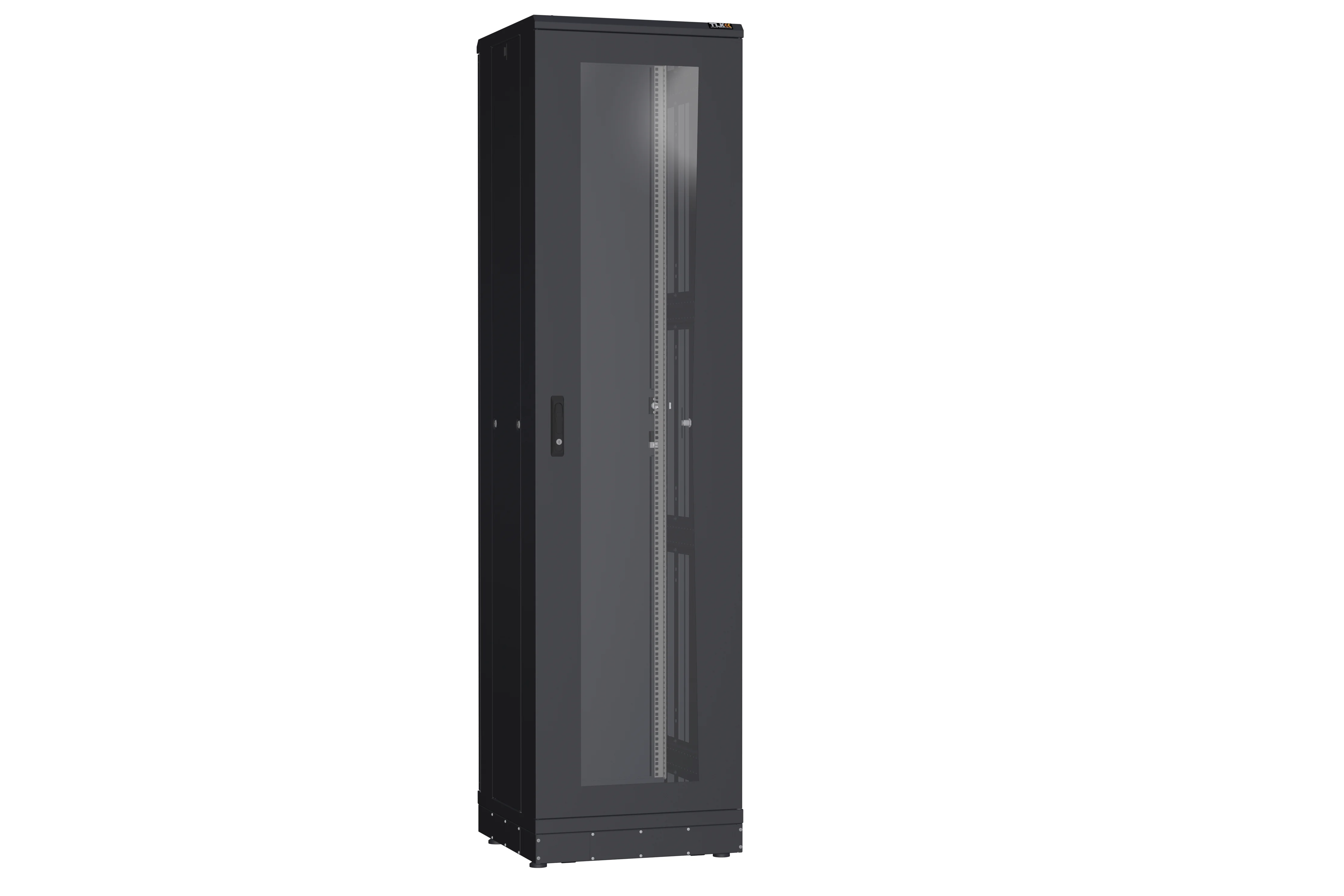 Шкаф напольный NIKOMAX TFR-R2 19" 47U, 600×600 мм, дверь со стеклом — фото