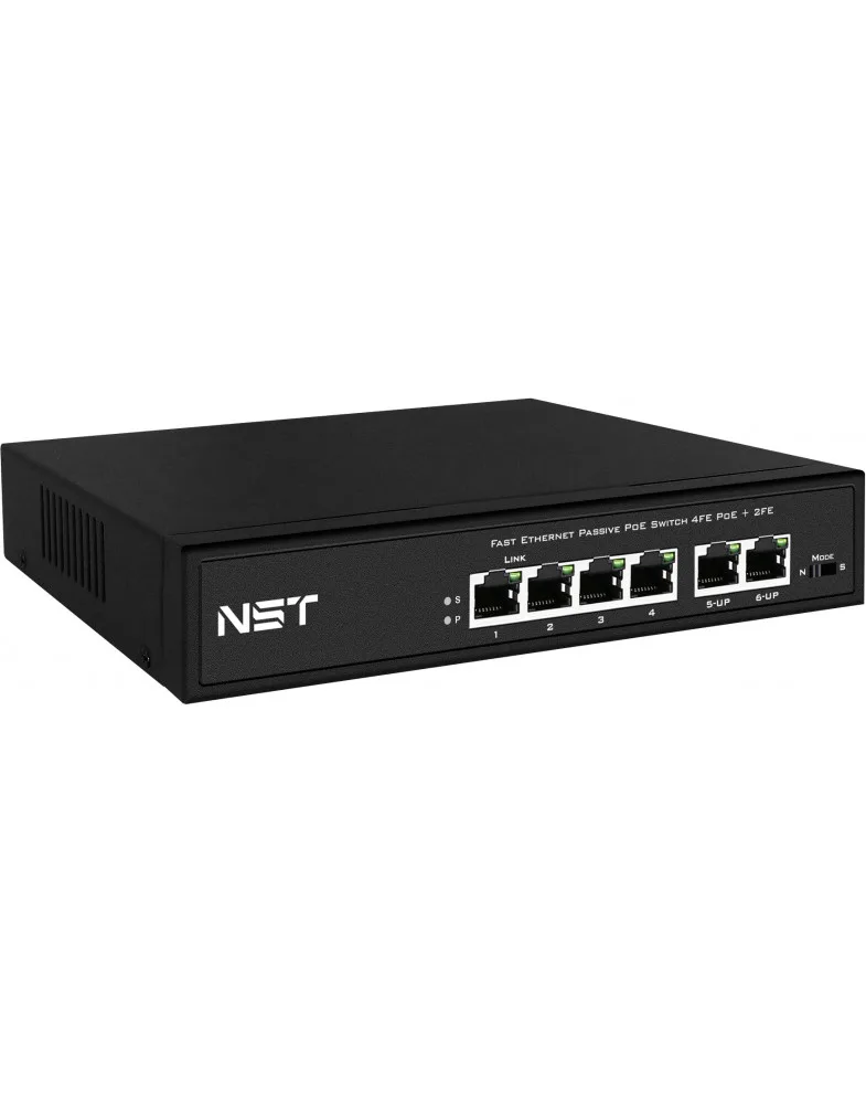 PoE коммутатор Passive PoE 6 портов NST — фото