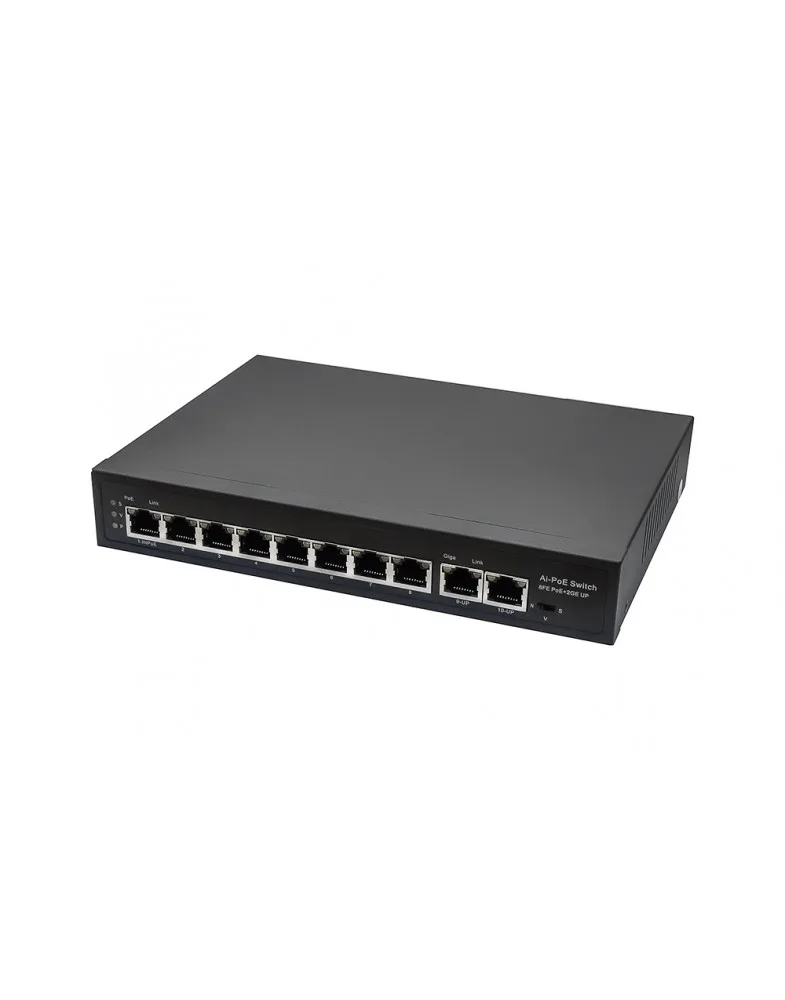 PoE коммутатор Fast Ethernet 10хRJ45 NST — фото