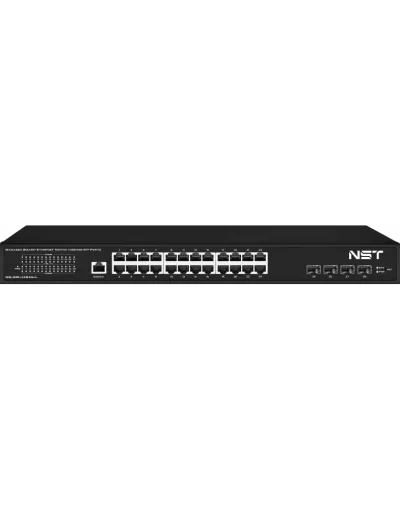 Коммутатор 28 портов Gigabit Ethernet NST — фото