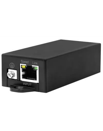 PoE-оборудование преобразователь PoE af/at (48 В) в Passive PoE (24 В) вход RJ45 IEEE 802.3af/at/Passive PoE (37-57 В) / DC 48 В (2.1х5.5) NST — фото
