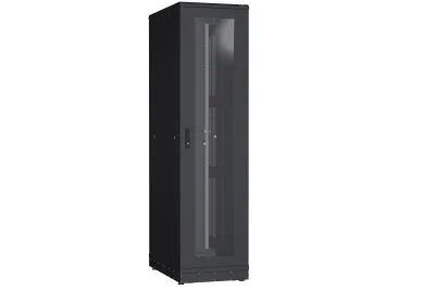 Шкаф напольный NIKOMAX TFR-R2 19" 47U, 600×1000 мм, дверь со стеклом — фото