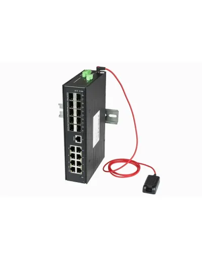 PoE коммутатор 8GE PoE + 10 GE SFP до 720 Вт NST — фото