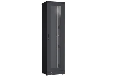 Шкаф напольный NIKOMAX TFR-R2 19" 47U, 600×600 мм, дверь со стеклом — фото