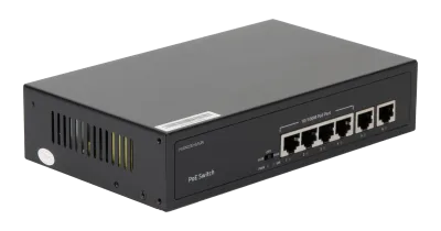 Коммутатор NIKOMAX GL-SW-F007-04P, 4 PoE-порта, 2 Uplink-порта, бюджет 60 Вт — фото