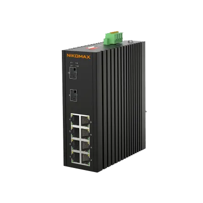 PoE коммутатор 8х10/100/1000 Мбит/с PoE 2х1 Гбит/с SFP NIKOMAX — фото