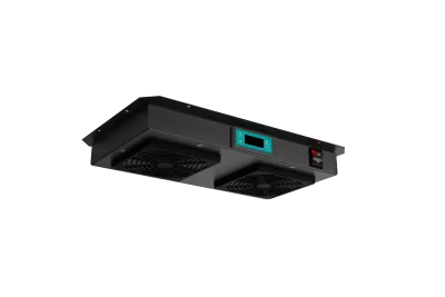 Вентиляторный блок NIKOMAX TFR-R2, 2 вентилятора, 600 мм, терморегулятор и датчик — фото