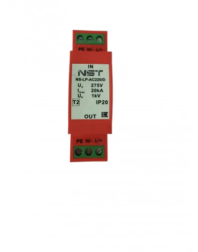 Грозозащита Ethernet + PoE 220 В NST — фото