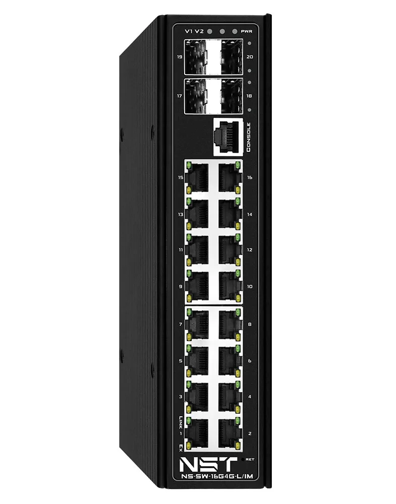 PoE коммутатор 16хGE RJ45 PoE + 4хGE SFP 720 Вт NST — фото