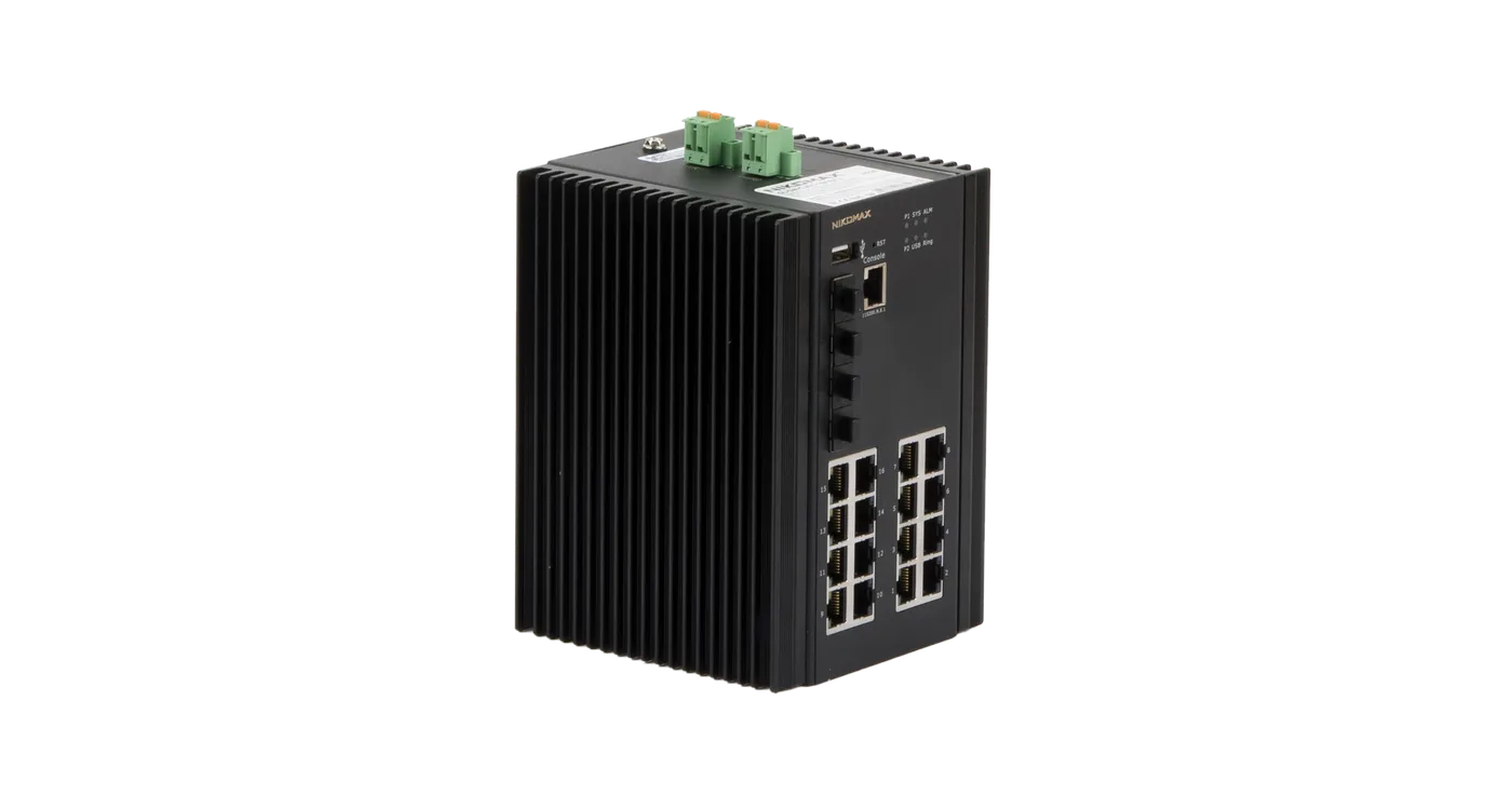 PoE коммутатор 16х10/100/1000 Мбит/с PoE (af/at) 4х1/2.5/10 Гбит/с SFP+ NIKOMAX — фото