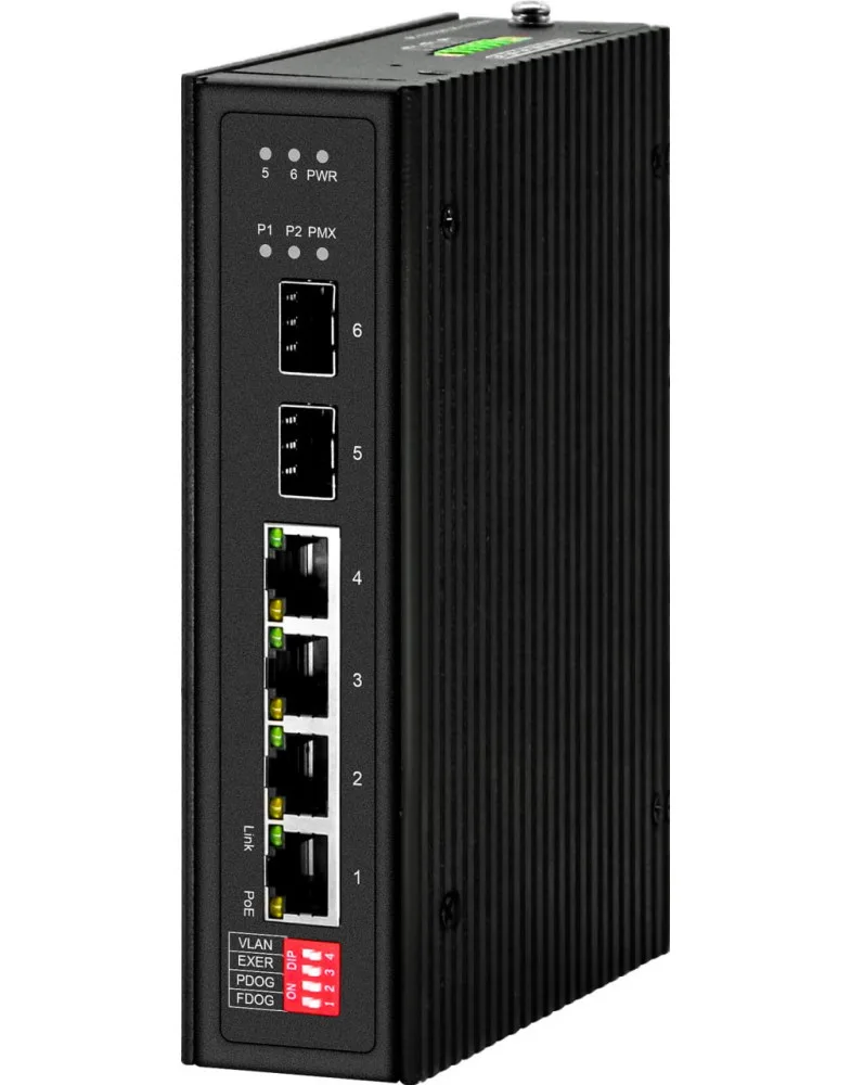 PoE коммутатор 1 Гбит/с 4GE PoE NST — фото